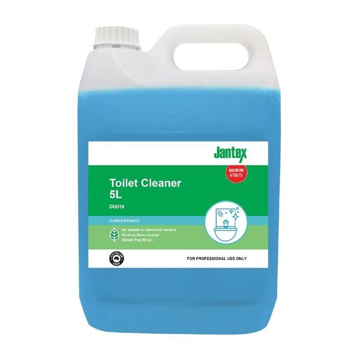 Jantex Green Toilet Cleaner Concentrate Eco Friendly Plant Based Formula 5ltr