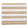 Porto Lola Cotton Striped Dining Table Cloth Cover 150x230cm Almond