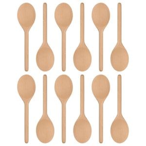 Argon Tableware Wooden Cooking Spoons - 20cm - Pack of 12