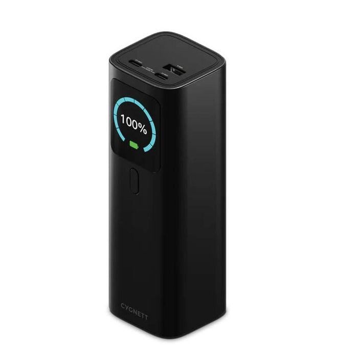 Cygnett HighPWR 27K mAh 148W  PD 3.1  Laptop Power Bank - Black