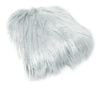 Mia Luxury Long Hair Faux Fur Throw Rug 127 x 152 cm Silver