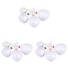 3x 4pc Appetito Plastic Measure Cups Home Kitchen Cooking White