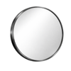 Barelli 800 x 800mm Brushed Nickel Signature High Specification Fiora Round Framed Mirror