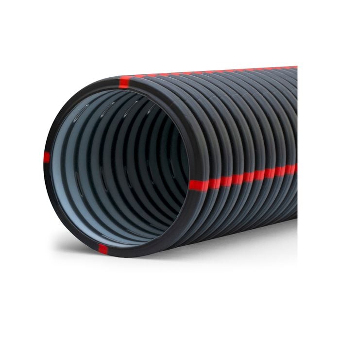 Marley 160mm x 45m Drainflo Corrugated Drainage Pipe Smooth Heavy Duty Unpunched