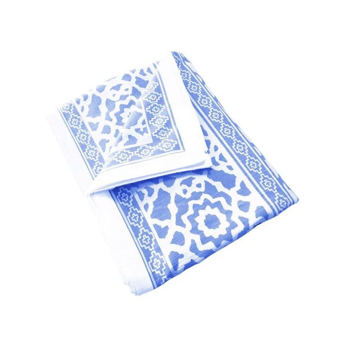 Rans Vintage Cotton Indigo Tablecloth 150x300