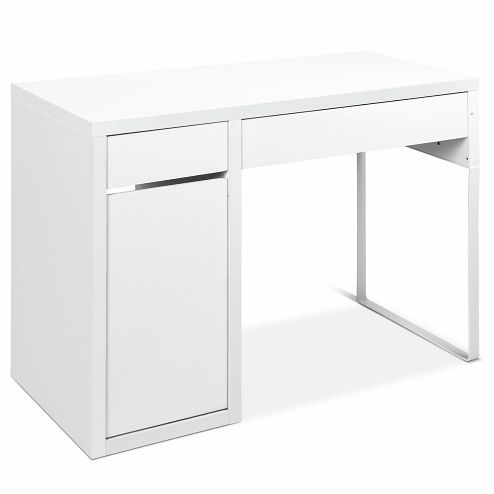 Office Computer Desk Study Table Home Metal Storage Cabinet White Drawer Bunnings Australia