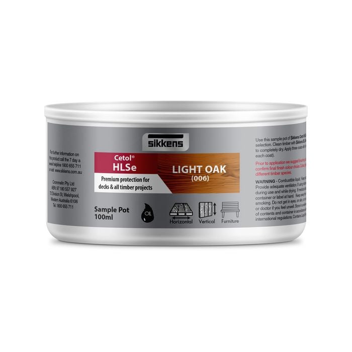 Sikkens 100ml Light Oak Cetol HLSe Timber Finish 