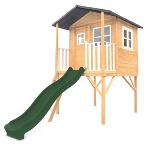 Lifespan Kids Burleigh Cubby House with 2.2m Green Slide
