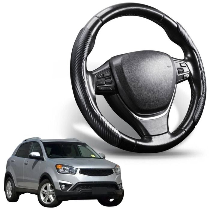 Segmented Steering Wheel Cover for SsangYong Korando 2014 - 2018