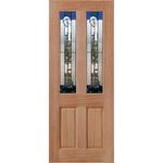 Woodcraft 2040 x 820 x 40mm Black Entrance Door Cass TGTIFFANYCB