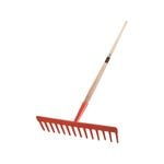 Atlas Trade Hardwood Handle Hot Pressed Concrete Rake