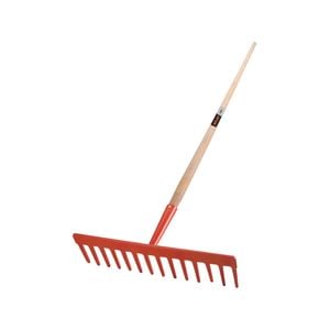 Atlas Trade Hardwood Handle Hot Pressed Concrete Rake