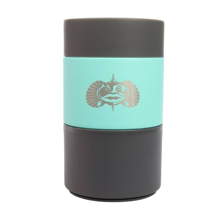 Teal Toadfish Outfitters Non-Tipping Stainless Steel Can Cooler/Stubby Cooler
