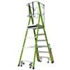 Little Giant 150kg 6 Step Safety Cage Platform Ladder 