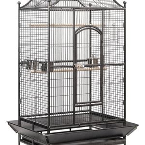 Yes4pets 172cm Large Bird Budgie Cage Parrot Aviary Carrier With Stand & Wheel