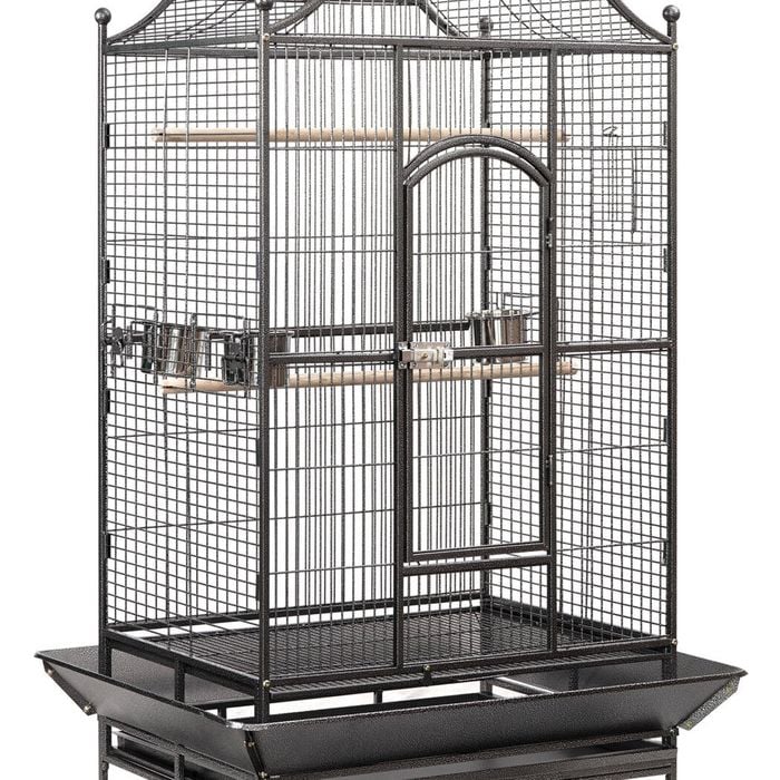 Yes4pets 172cm Large Bird Budgie Cage Parrot Aviary Carrier With Stand & Wheel