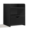 ALFORDSON Bedside Table Hamptons Black