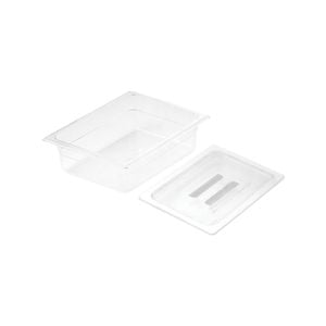 SOGA 150mm Clear GN Pan 1/2 with Lid – Food Tray Storage