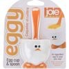 Joie Eggy Egg Cup & Spoon Set White/Orange 10.2x5x20.3cm