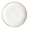 Olympia Round Coupe Plate Kiln Chalk 4 Pack 280mm Commercial Catering Crockery