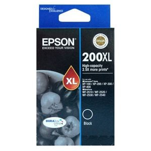 Epson GENUINE Original Epson 200XL Black Ink Cartridge Toner T201192 C13T201192