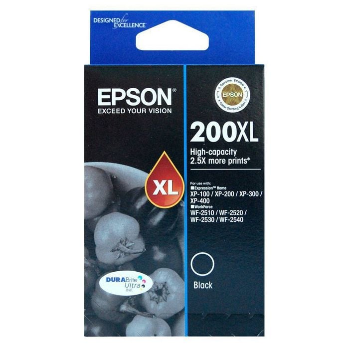 Epson GENUINE Original Epson 200XL Black Ink Cartridge Toner T201192 C13T201192
