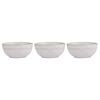 3PK Ladelle Cameo Stoneware 10cm Dip Bowl Round - Ivory