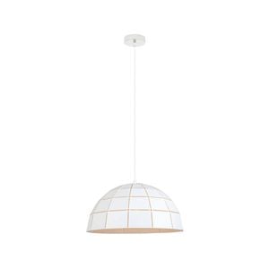 CLA Lighting ARMIS Iron Tiled Pendant Light White/Gold/Coffee Tiled (Iron) Dome - Matt White