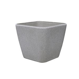 Moda 22 x 22 x 20cm Sandstone Square Self Watering Stone Lite Planter