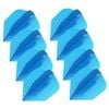 8x 3pc Target ID Pro Ultra No.6 Dart Flights Set - Blue