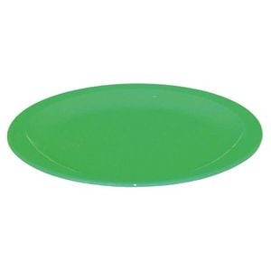 Olympia Kristallon Plates Polypropylene Green 230mm 12 Pack