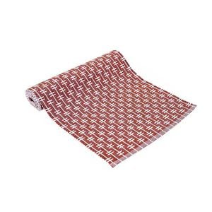 Ladelle Eden Ribbed Recycled Cotton Table Runner 33 x 150 cm Terracotta