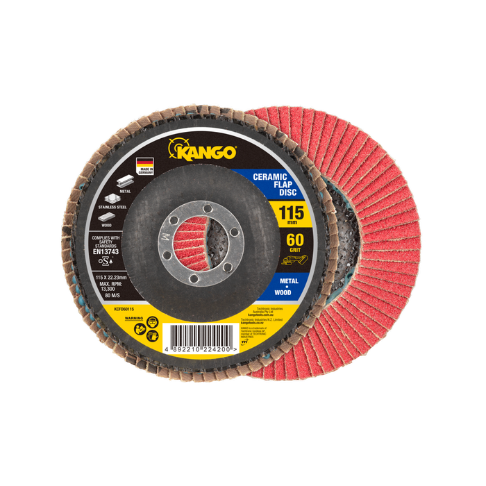 Kango 115mm 60G Ceramic Flap Disc