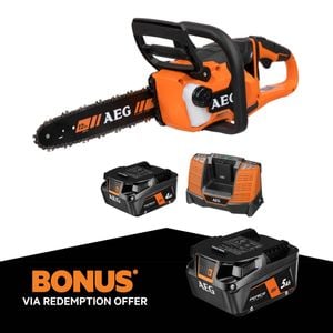 AEG 18V 12” Brushless Chainsaw 4.0Ah Force Kit
