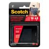 Scotch Extreme Fasteners Black 2.5cm x 7.6cm Strips - 2 Pack