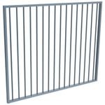 ProtectorAl 1470 x 1200mm Deep Ocean Aluminium Flat Top Garden Gate