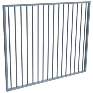 ProtectorAl 1470 x 1200mm Deep Ocean Aluminium Flat Top Garden Gate