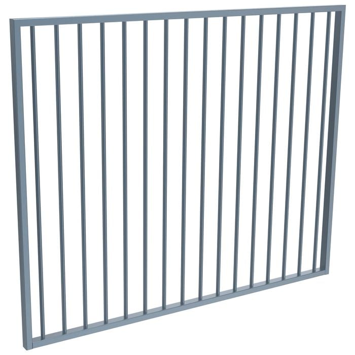 ProtectorAl 1470 x 1200mm Deep Ocean Aluminium Flat Top Garden Gate
