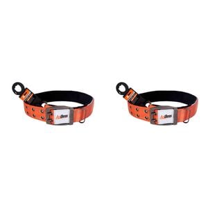 2PK AgBoss Dog Collar Medium to Large Breeds Orange 0.04x65cm 26 inch