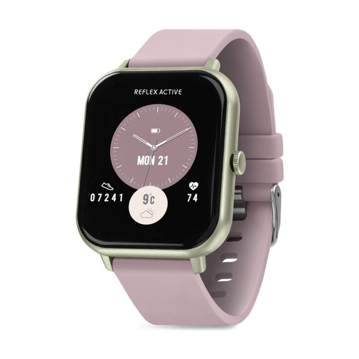 Reflex Active Nexus Lite Strap 183mm Amoled Screen Smart Watch Dusky Pink