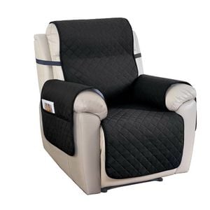 Artiss Recliner Chair Cover Water Repellent Non Slip Black