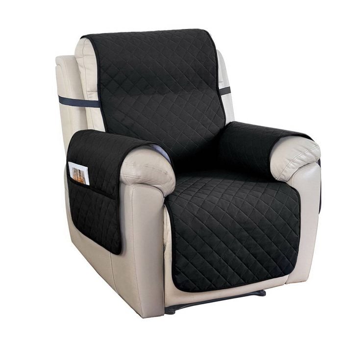 Artiss Recliner Chair Cover Water Repellent Non Slip Black