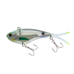 Nomad Design Vertrex Swim 75mm Soft Vibe Fishing Lure HGS Holo Ghost Shad