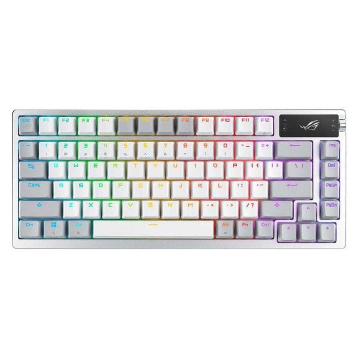 Asus Rog Azoth 75% Wireless Custom Gaming Keyboard (white) (rog Nx Switch)