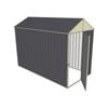 Build-a-Shed 1.5 x 3.0 x 2.3m Front Gable Single Hinged End Door Shed - Grey
