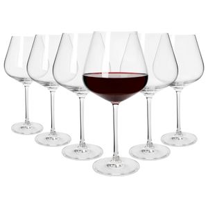 Argon Tableware Knightsbridge Crystal Red Wine Glasses - 650ml - Pack Of 6