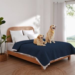 Charlie's Sofur Waterproof Dog Bed Cover Protector King/super King 208x305cm Midnight Blue