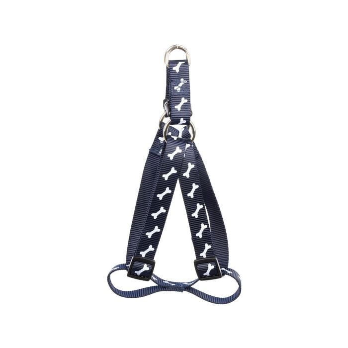 Happy Tails Medium Bone Print Dog Harness