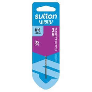 Sutton Tools 1/16" Viper Cobalt Jobber Drill Bit