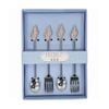 4PK Metal Decorative Shell Fork/Spoon Set Dining Utensil Cutlery Tableware SLV